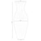 Uniquewise 21" Modern Bamboo Floor Vase Flared Design for Contemporary Home Styling, Blue QI004272.GN - alternate 6